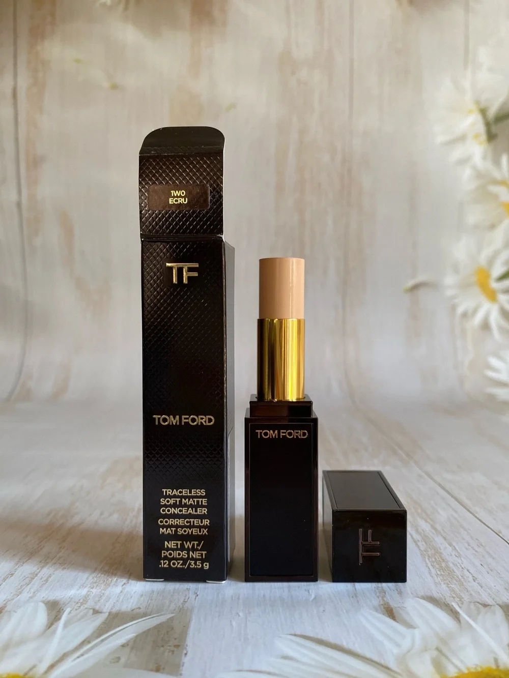 1W0 Ecru, Tom Ford Traceless Soft Matte Concealer Stick, .12oz/3.5g, NIB